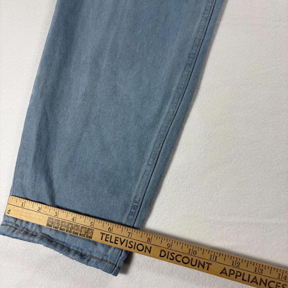 Simple Society Jeans Womens Size 5 27 Light Blue Straight Mom Y2K 90s Vintage OG - Picture 4 of 9